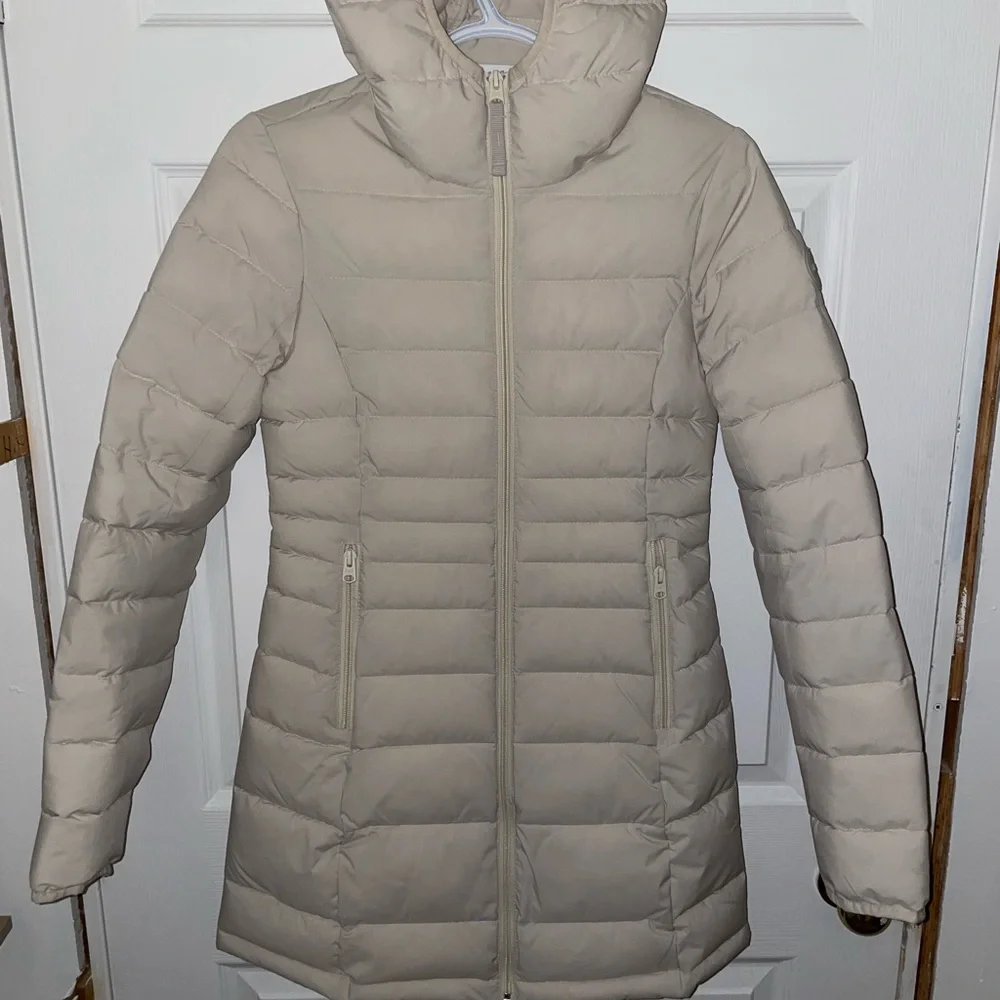 Abercrombie long puffer jacket - Picture 1 of 3